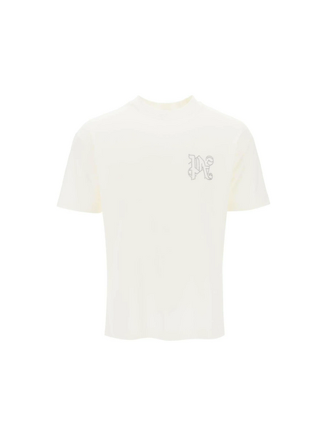 Monogram Stud Classic Cotton T-Shirt.