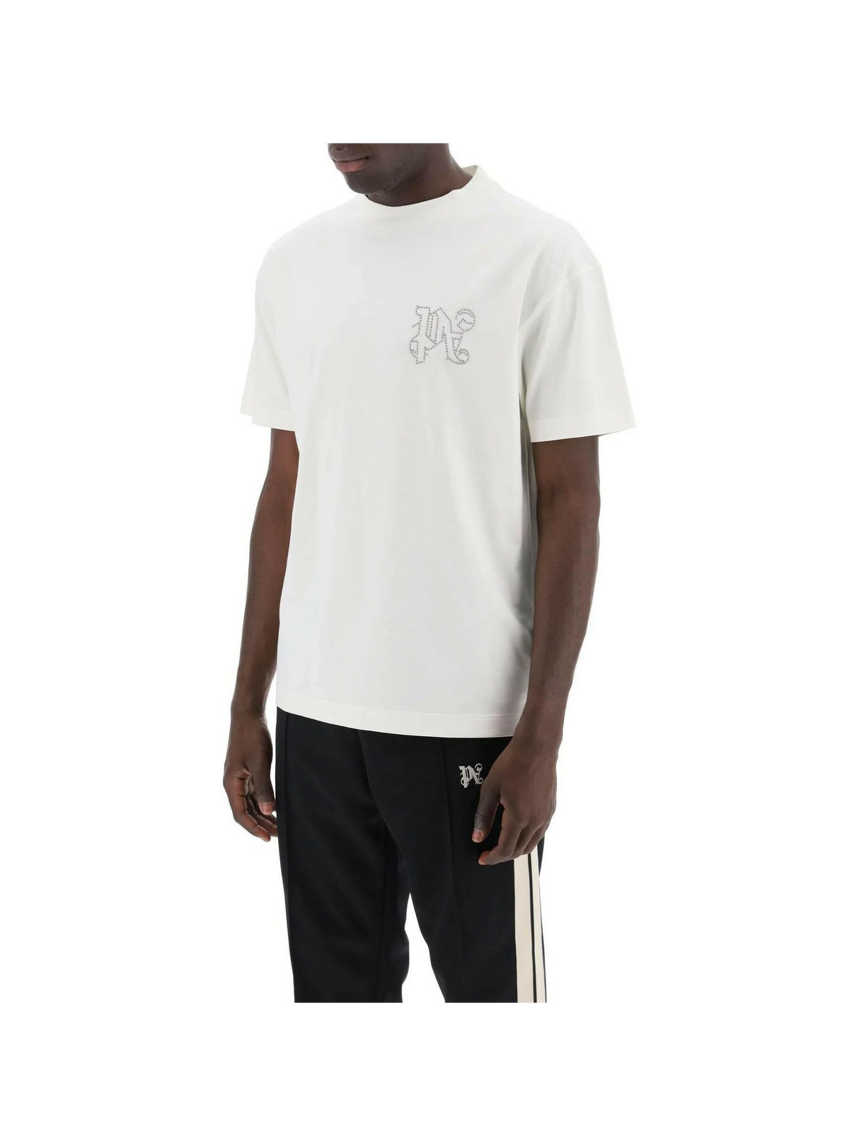 Monogram Stud Classic Cotton T-Shirt.