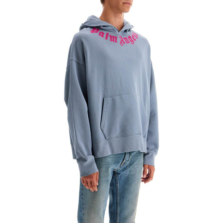 PALM ANGELS-Neck Logo Hoodie -JOHN JULIA.