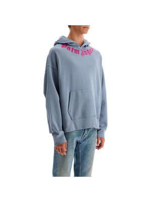 PALM ANGELS-Neck Logo Hoodie -JOHN JULIA.