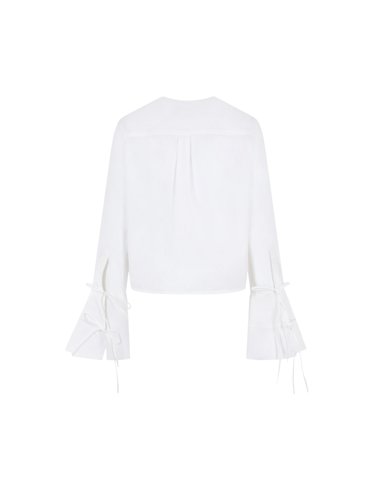 Poplin Cropped Shirt-PALM ANGELS-JOHN JULIA