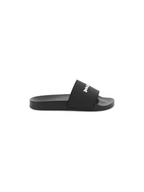 Rubber Monogram Slides PALM ANGELS JOHN JULIA.