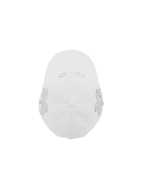 Silver Studded Monogram Cotton Cap - OS - Men > Accessories > Scarves hats and gloves > Hats