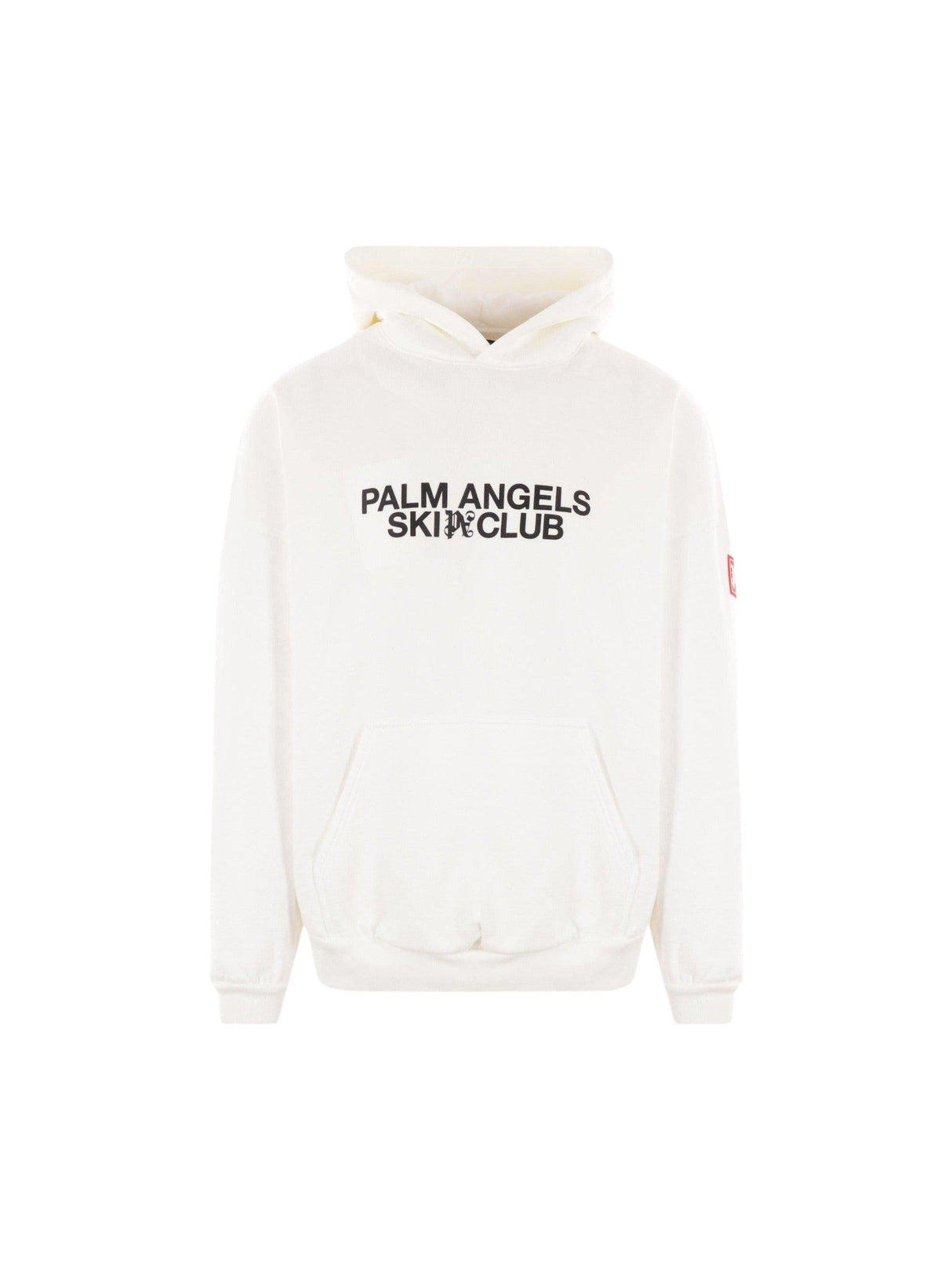 PALM ANGELS-Palm Angels Ski Club Fleece Hoodie-JOHN JULIA