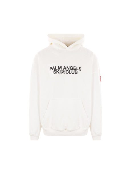 PALM ANGELS-Palm Angels Ski Club Fleece Hoodie-JOHN JULIA