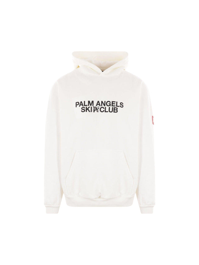 PALM ANGELS-Palm Angels Ski Club Fleece Hoodie-JOHN JULIA