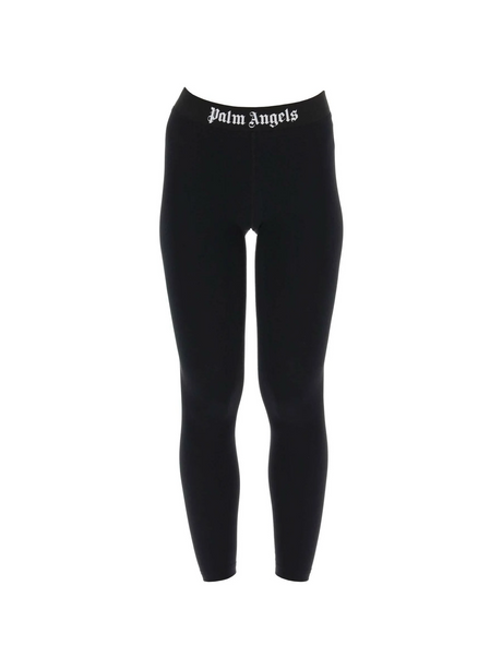 Sporty Leggings With Branded Stripe PALM ANGELS JOHN JULIA.