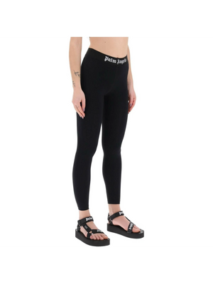 Sporty Leggings With Branded Stripe PALM ANGELS JOHN JULIA.