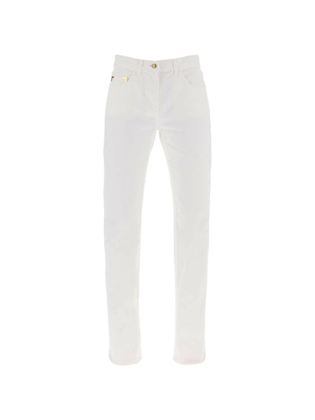 PALM ANGELS-Straight-Leg Cotton Pants-JOHN JULIA