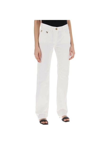 PALM ANGELS-Straight-Leg Cotton Pants-JOHN JULIA