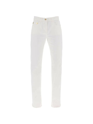 PALM ANGELS-Straight-Leg Cotton Pants-JOHN JULIA