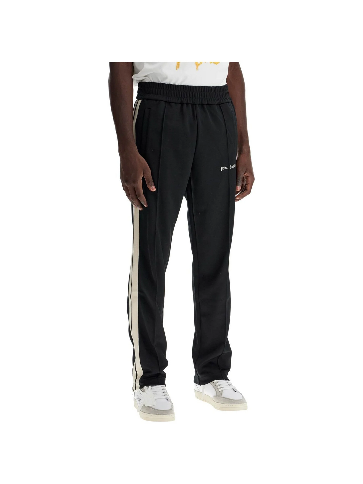 Technical Jersey Contrast Band Joggers - Men > Clothing > Trousers > Joggers