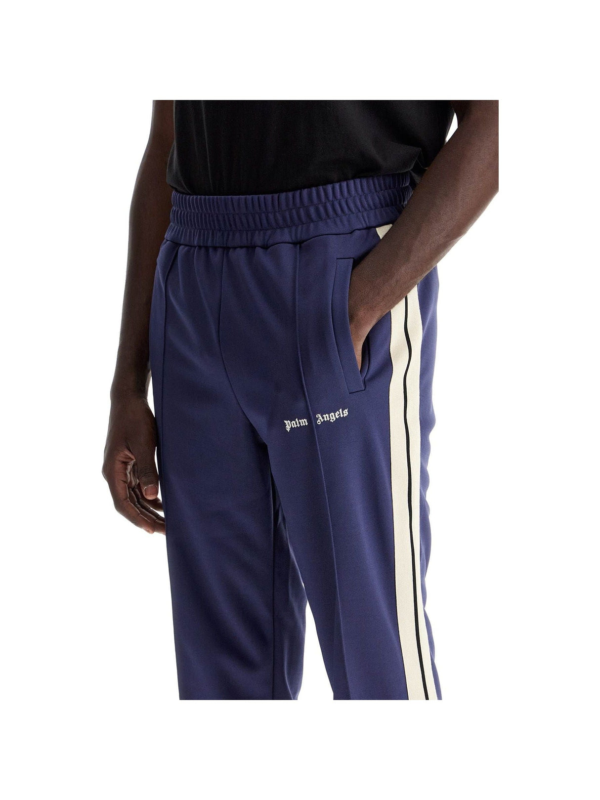 Technical Jersey Contrast Band Joggers