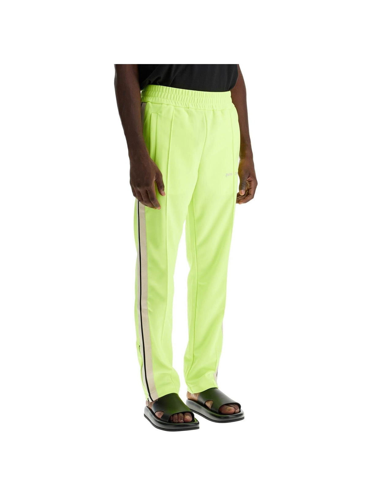 PALM ANGELS-Technical Jersey Contrast Band Joggers-JOHN JULIA