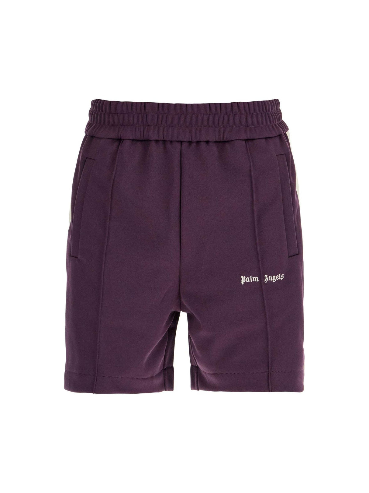 Technical Jersey Contrast Band Track Bermuda Shorts - Men > Clothing > Trousers > Joggers