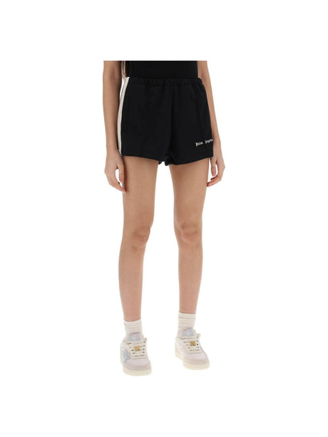 Track Shorts With Contrast Bands PALM ANGELS JOHN JULIA.