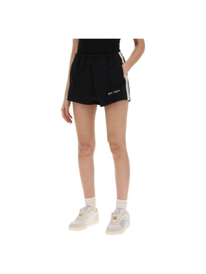 Track Shorts With Contrast Bands PALM ANGELS JOHN JULIA.