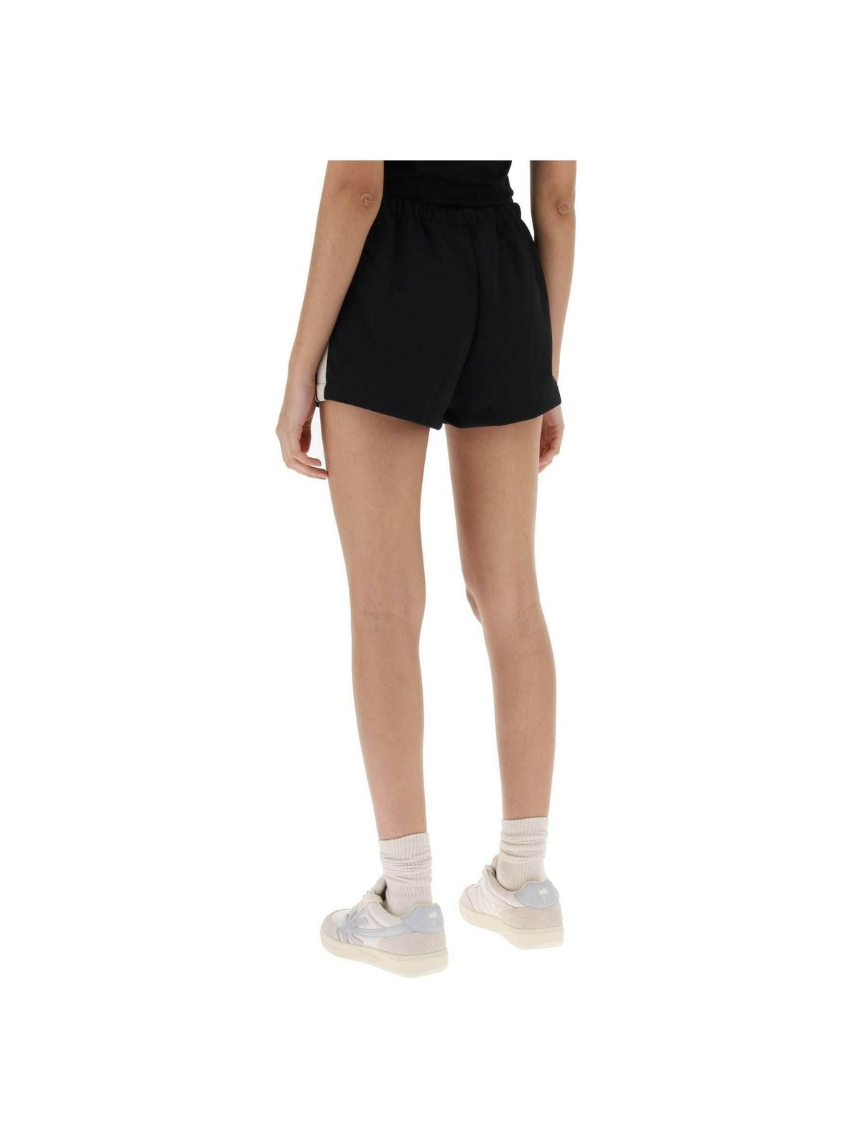 Track Shorts With Contrast Bands PALM ANGELS JOHN JULIA.