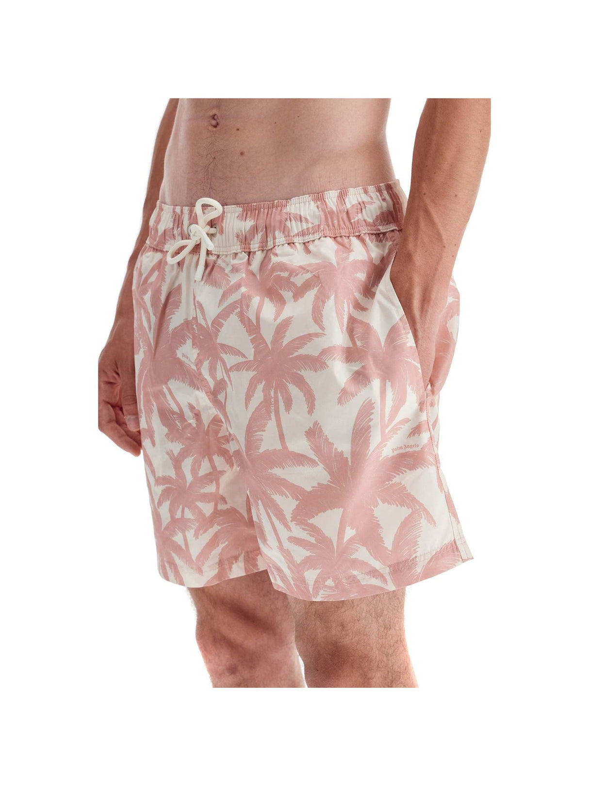 Palm Tree Print Relaxed Fit Shorts