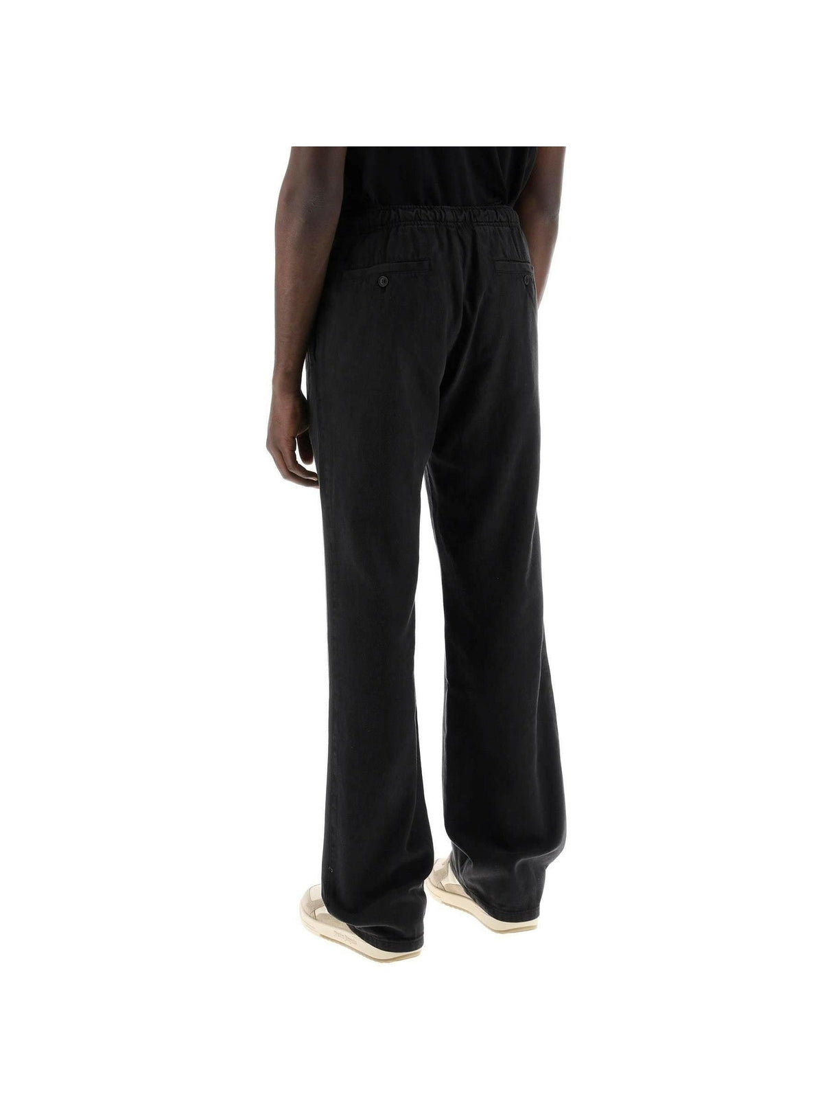 PALM ANGELS-Wide-Legged Cotton-Blend Travel Pants-JOHN JULIA