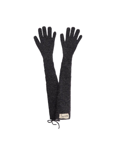 PALOMA WOOL-Wool Alpaca Panther Gloves-JOHN JULIA