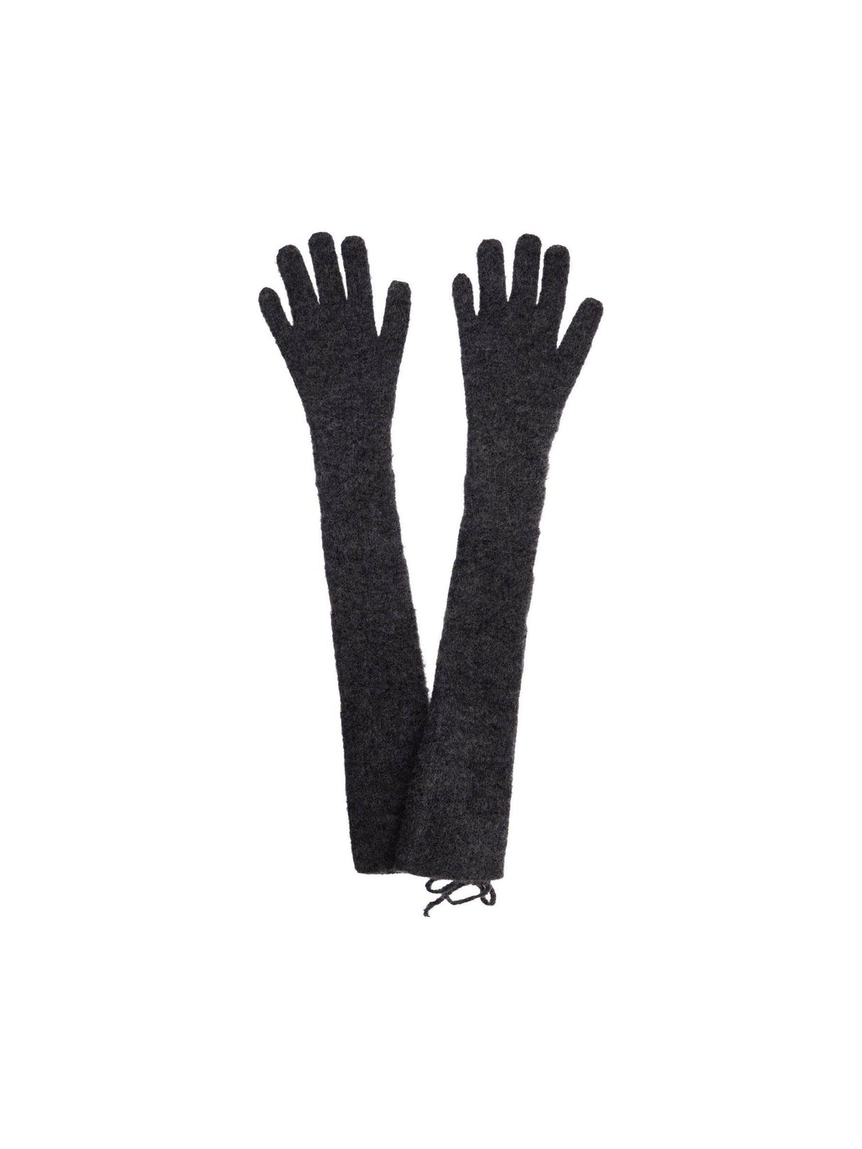 PALOMA WOOL-Wool Alpaca Panther Gloves-JOHN JULIA