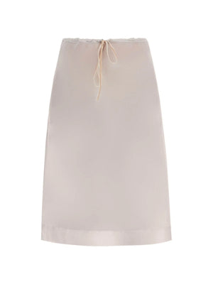 Silk Mini Skirt In Seven