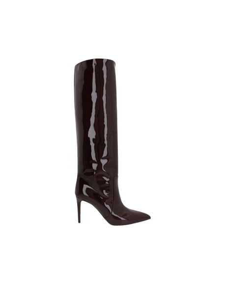 Patent Leather Stiletto Boots-PARIS TEXAS-JOHN JULIA