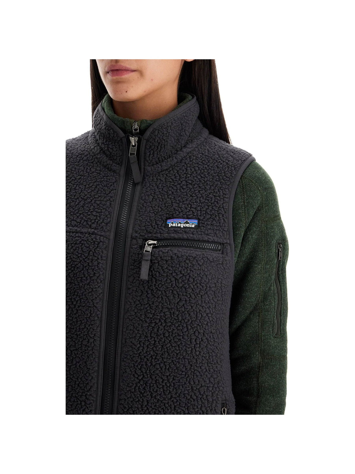 Retro Pile Fleece Vest