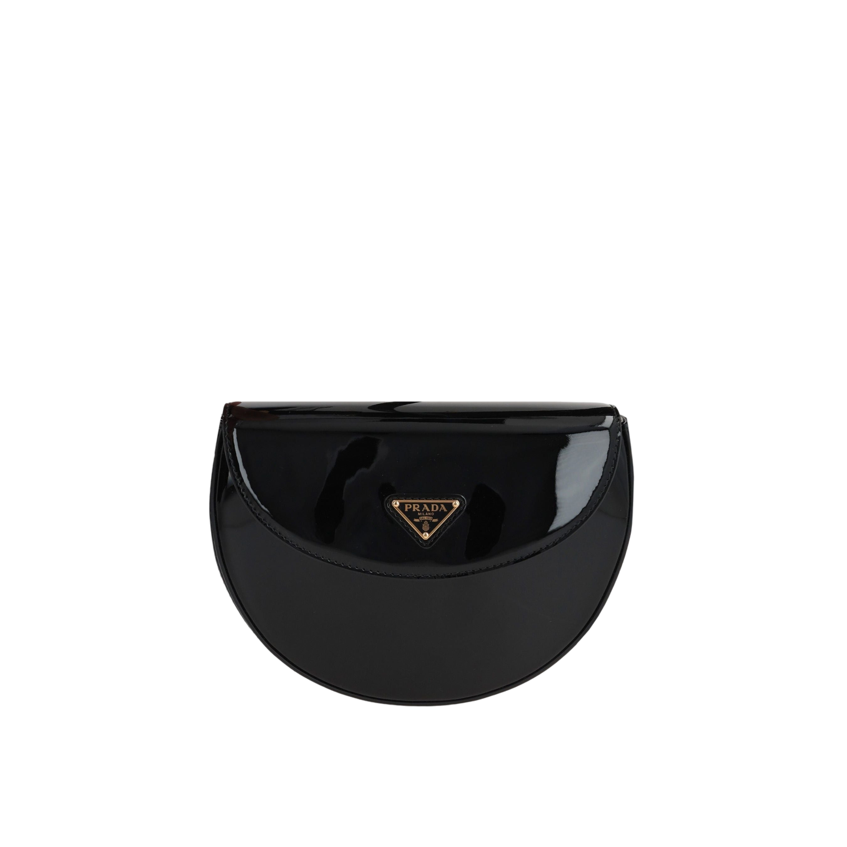 Patent Leather Crossbody Bag-PRADA-JOHN JULIA