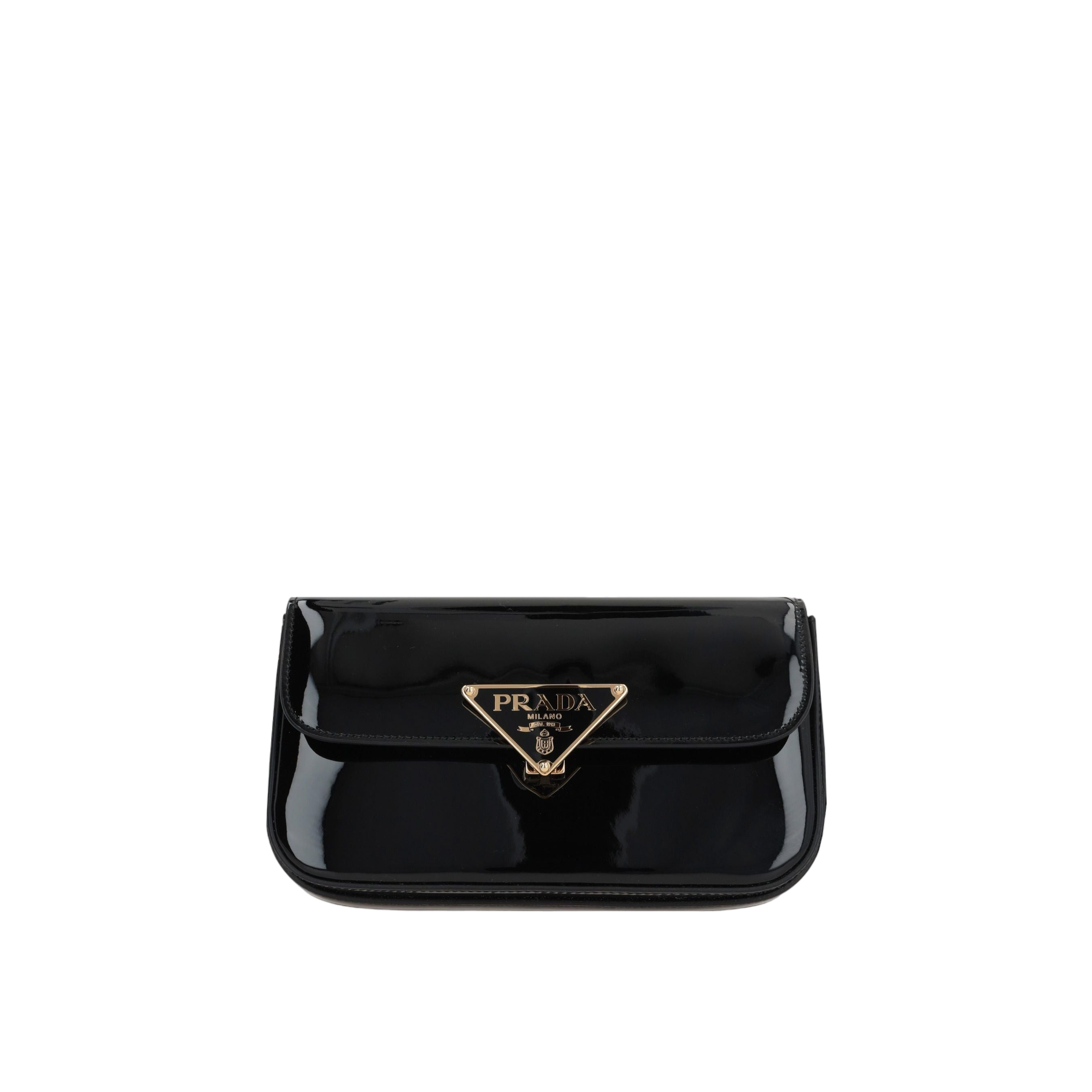 Patent Leather Shoulder Bag-PRADA-JOHN JULIA