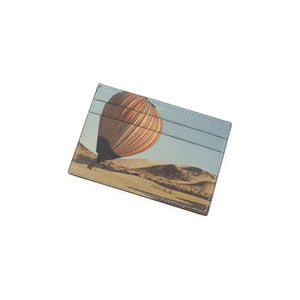 Black and Signature Stripe Balloon Genuine Leather Card Holder PAUL SMITH JOHN JULIA.