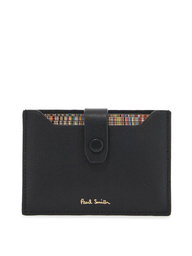 PAUL SMITH-Leather Cardholder with Extractable Slots-JOHN JULIA