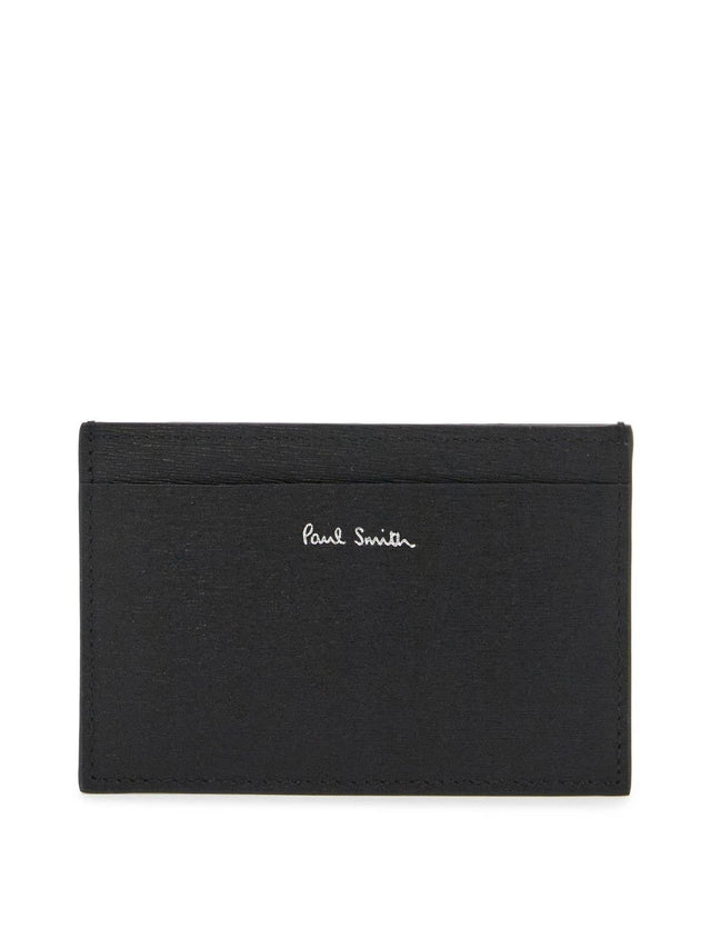 PAUL SMITH-Saffiano Leather Card Holder-JOHN JULIA