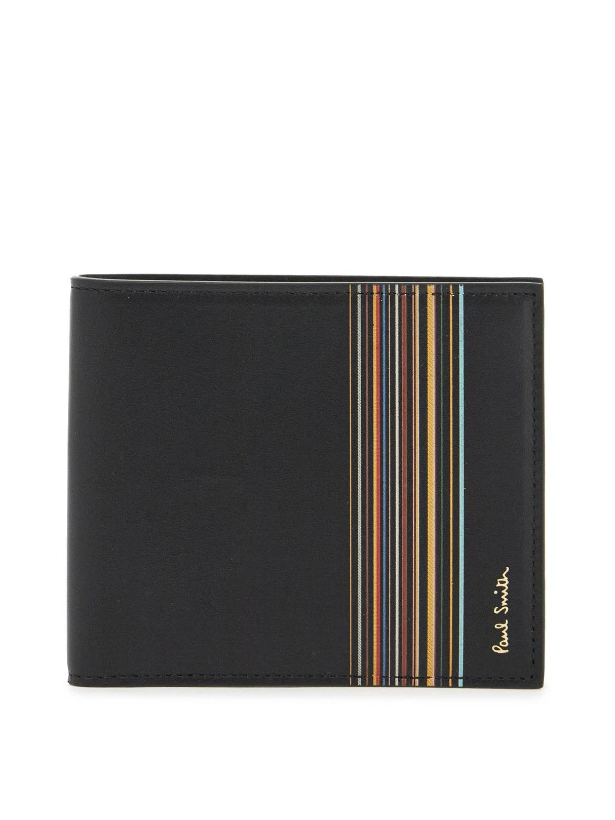 Signature Stripe Block Wallet