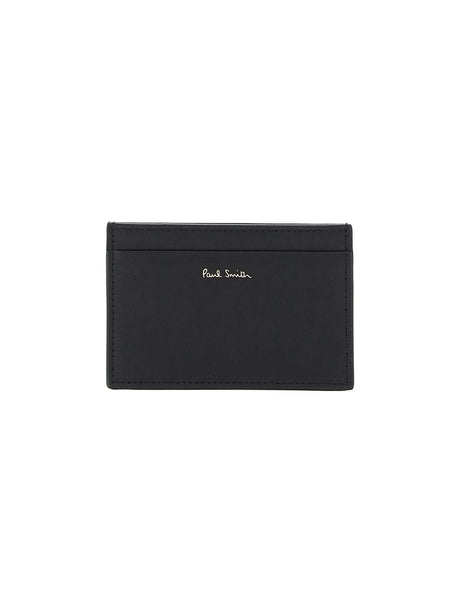 PAUL SMITH-Signature Stripe Leather Cardholder-JOHN JULIA