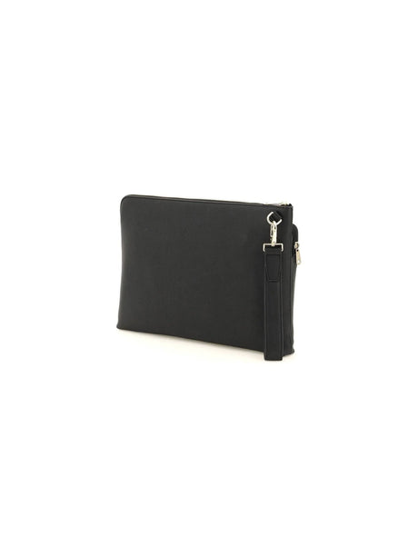 Signture Stripe Leather Pouch