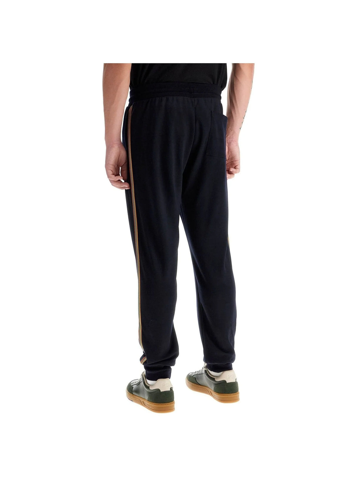 PAUL SMITH-Wool Jersey Joggers-JOHN JULIA