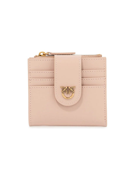 Compact Leather Wallet-PINKO-JOHN JULIA