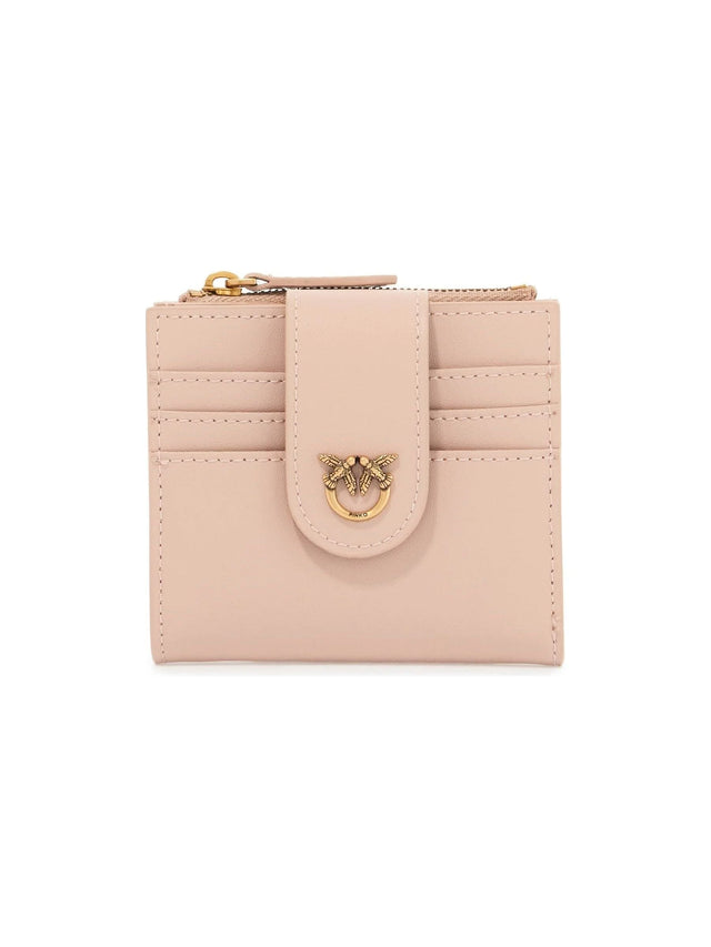 Compact Leather Wallet-PINKO-JOHN JULIA