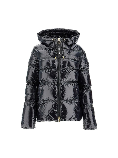 Crystal Nylon Hooded Down Jacket - Woman > Clothing > Outerwear > Puffer jackets