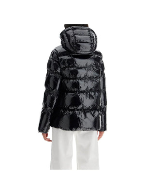 Crystal Nylon Hooded Down Jacket - Woman > Clothing > Outerwear > Puffer jackets