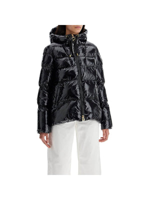 Crystal Nylon Hooded Down Jacket - Woman > Clothing > Outerwear > Puffer jackets