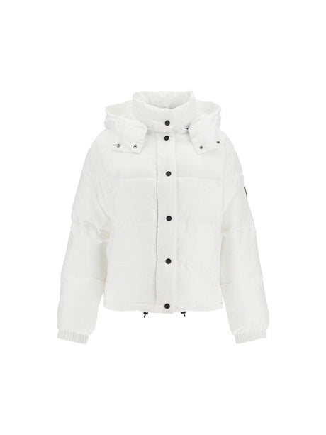 PINKO-"Down Jacket With Logo Patch -JOHN JULIA.