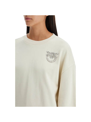 Embroidered Cotton Sweatshirt PINKO