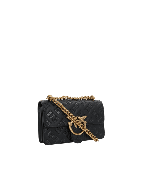 Love Bag Mini Logo Crossbody Bag-PINKO-JOHN JULIA