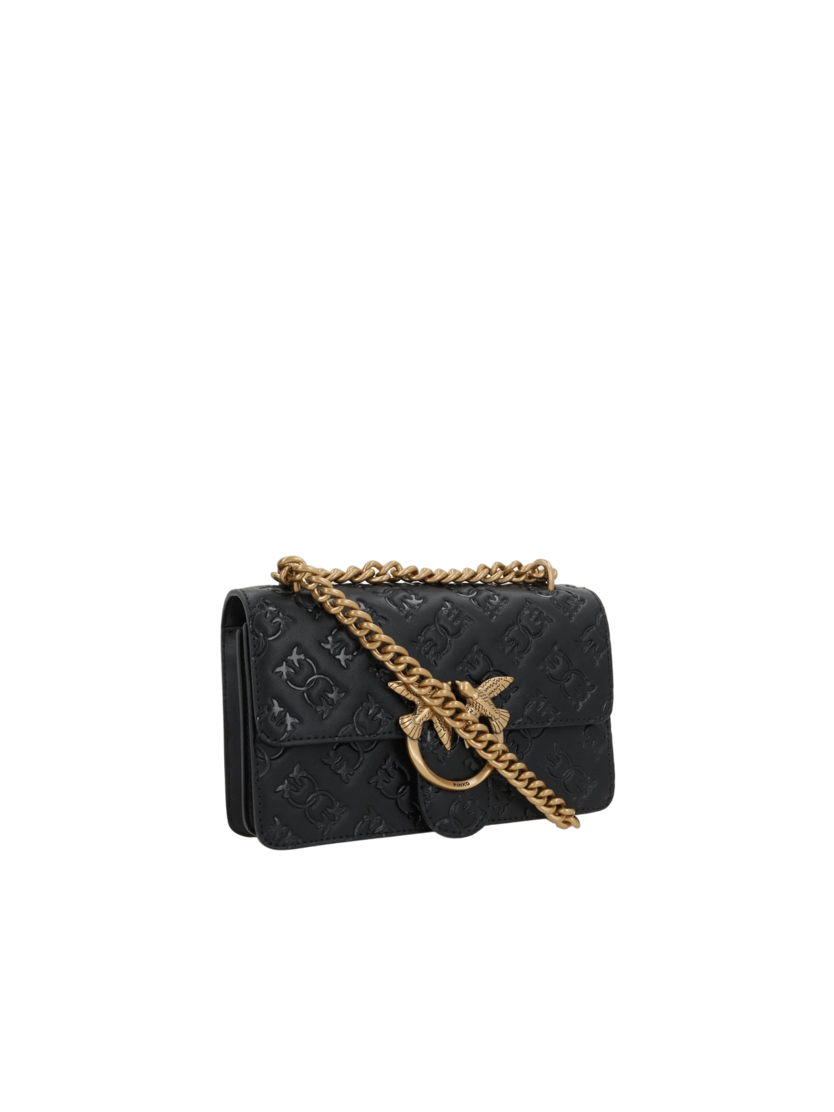 Love Bag Mini Logo Crossbody Bag-PINKO-JOHN JULIA