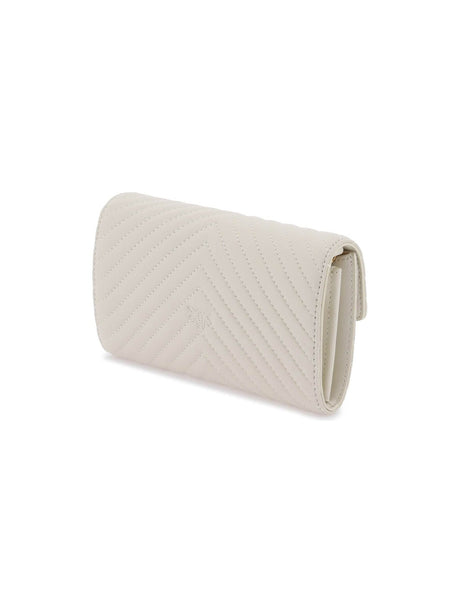 PINKO-Love Bag One Wallet Chevron -JOHN JULIA.