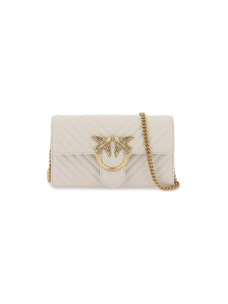 PINKO-Love Bag One Wallet Chevron -JOHN JULIA.