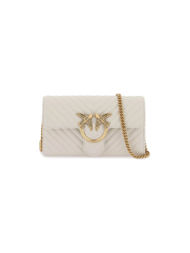 PINKO-Love Bag One Wallet Chevron -JOHN JULIA.